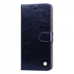 Θήκη Samsung Galaxy A71 Βιβλίο Μαύρο Business Style Oil Wax Texture Horizontal Flip Case Black