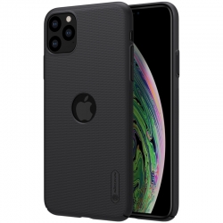 Σκληρή Θήκη iPhone 11 Pro Μαύρη Nillkin Frosted Shield Hard Case with Logo Cutout + Kickstand Black