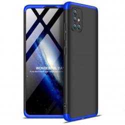 Σκληρή Θήκη Samsung Galaxy A71 Μαύρη - Μπλε GKK Full Coverage Protective Hard Case Black - Blue