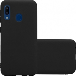 Samsung Galaxy A20e Θήκη Σιλικόνης Μαύρη Matt Silicone Case Black