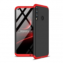 Σκληρή Θήκη Huawei P40 Lite E Μαύρη - Κόκκινη GKK Full Coverage Protective Hard Case Black - Red