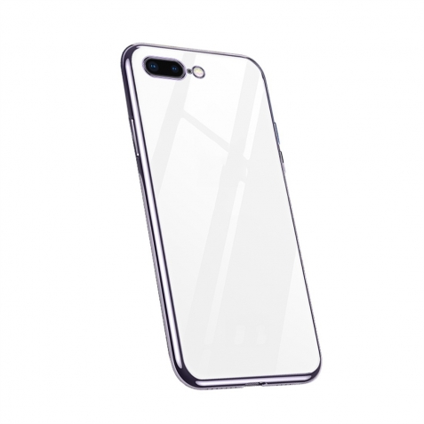 Θήκη iPhone SE 2022 / SE 2020 / 8 / 7 Σιλικόνης Διάφανη - Μωβ SULADA Shockproof Ultra-thin TPU Protective Case Purple