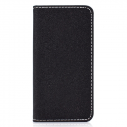 Θήκη Huawei P Smart Z Βιβλίο Μαύρο Solid Color Frosted Magnetic Horizontal Flip Case Black