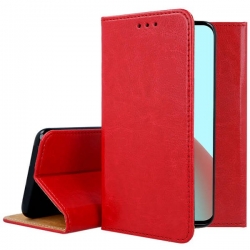 Θήκη Xiaomi Redmi Note 9T Βιβλίο Κόκκινο Special Leather Book Case Red