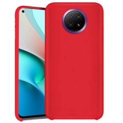 Θήκη Xiaomi Redmi Note 9T Σιλικόνης Κόκκινη Vennus Real Smooth Silicone Case Red