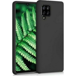 Θήκη Samsung Galaxy A42 Σιλικόνης Μαύρη Vennus Real Smooth Silicone Case Black