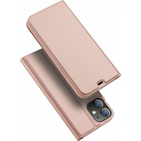 Θήκη iPhone 12 mini Βιβλίο Ροζ - Χρυσό Dux Ducis Skin Pro Book Case Rose - Gold (6934913060063)