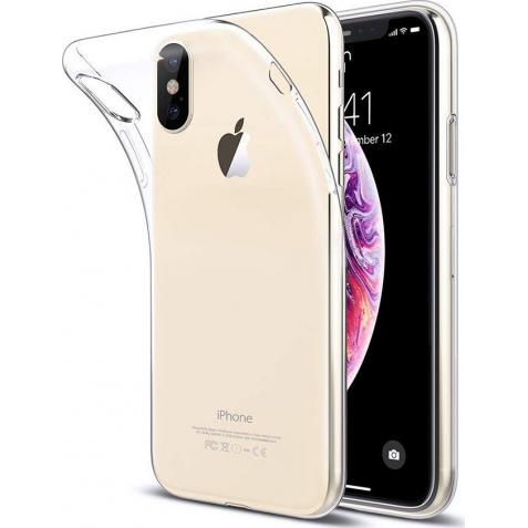 Θήκη iPhone XS Max Σιλικόνης Διάφανη TPU Silicone Case 1mm Transparent