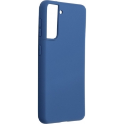 Θήκη Samsung Galaxy S21 Plus 5G Σιλικόνης Μπλε Vennus Real Smooth Silicone Case Blue