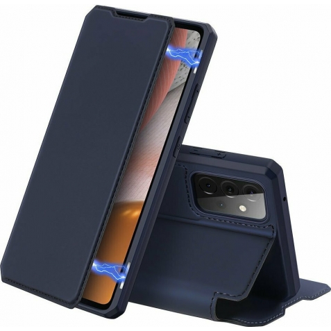 Samsung Galaxy A72 4G / A72 5G Θήκη Βιβλίο Μπλε Dux Ducis Skin X Series Book Case Blue