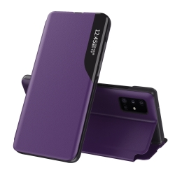 Samsung Galaxy A72 4G / A72 5G Θήκη Βιβλίο Μωβ Eco Leather View Case Purple