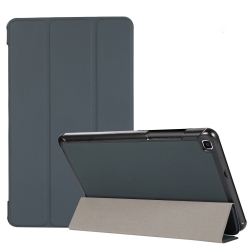 Θήκη Samsung Galaxy Tab A 8.0'' 2019 Μαύρη 3-folding Skin Texture Horizontal Flip TPU + PU Case with Holder Black