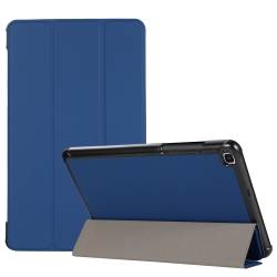 Θήκη Samsung Galaxy Tab A 8.0'' 2019 Μπλε 3-folding Skin Texture Horizontal Flip TPU + PU Case with Holder Blue