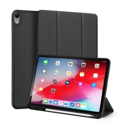 Θήκη iPad Air 2020 Μαύρη DUX DUCIS Domo Series Horizontal Flip Magnetic TPU + PU Case with Three-folding Holder & Pen Slot Black