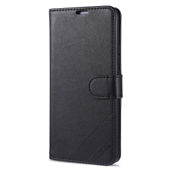 Θήκη Xiaomi Mi 11 Βιβλίο Μαύρο AZNS Sheepskin Texture Horizontal Flip Case Black