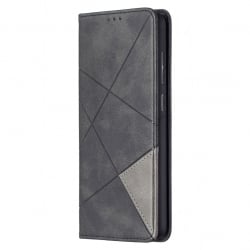 Samsung Galaxy A72 4G / A72 5G Θήκη Βιβλίο Μαύρο Rhombus Texture Horizontal Flip Magnetic Case Black