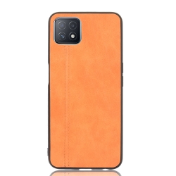 Samsung Galaxy A72 4G / A72 5G Θήκη Πορτοκαλί Shockproof Sewing Cow Pattern Skin PC + PU + TPU Case Orange