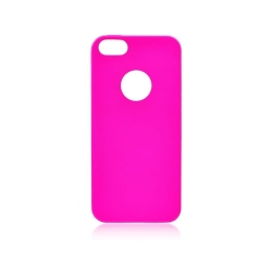 iPhone 5 / 5s Θήκη Σιλικόνης Ροζ Στρας Silicone Candy Case Pink