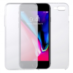 Θήκη iPhone 7 Plus / 8 Plus Διάφανη 360 Full Cover PC+TPU Ultra-Thin Double-Sided All-Inclusive Transparent Case