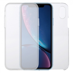 Θήκη iPhone XR Διάφανη 360 Full Cover PC+TPU Ultra-Thin Double-Sided All-Inclusive Transparent Case