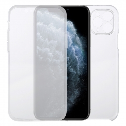 Θήκη iPhone 11 Pro Max Διάφανη 360 Full Cover PC+TPU Ultra-Thin Double-Sided All-Inclusive Transparent Case