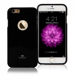 iPhone 6 Plus / 6s Plus Goospery Jelly Case Θήκη Σιλικόνης Μαύρη Silicone Case Black