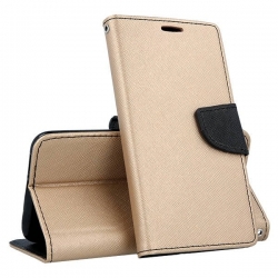 Θήκη Xiaomi Mi 10T Lite Βιβλίο Χρυσό - Μαύρο Fancy Book Case Telone Gold - Black