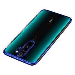 Θήκη Xiaomi Redmi 9 Σιλικόνης Διάφανη - Μπλε Electro Case Blue