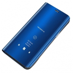 Θήκη Xiaomi Redmi Note 9T Βιβλίο Μπλε Clear View Stand Blue