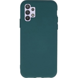 Θήκη Samsung Galaxy A32 4G Σιλικόνης Σκόυρο Πράσινη Matt TPU Silicone Case Forest Green