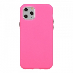 Θήκη iPhone 11 Pro Σιλικόνης Ροζ Solid Silicone Case Pink