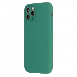 Θήκη iPhone 11 Pro Σιλικόνης Πράσινη Vennus Real Smooth Silicone Case Green
