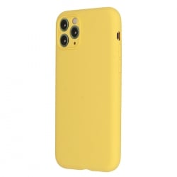Θήκη iPhone 11 Pro Σιλικόνης Κίτρινη Vennus Real Smooth Silicone Case Yellow