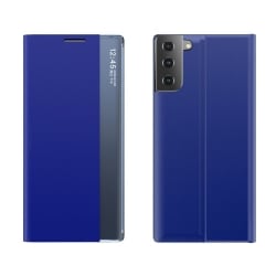 Θήκη Samsung Galaxy S21 5G Βιβλίο Μπλε New Sleep Case Bookcase Type Case With Kickstand Function Blue