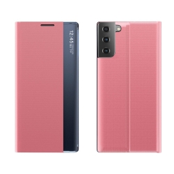 Θήκη Samsung Galaxy S21 5G Βιβλίο Ροζ New Sleep Case Bookcase Type Case With Kickstand Function Pink