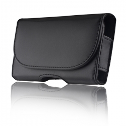 Θήκη Ζώνης Μαύρη 6.0" Leather belt case Classic Model 14 Black