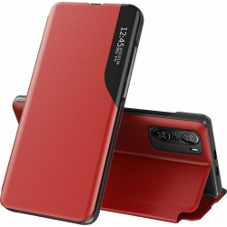 Θήκη Xiaomi Poco F3 / Mi 11i Βιβλίο Κόκκινο Eco Leather View Case Red