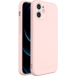 Θήκη iPhone 12 mini Σιλικόνης Ροζ Wozinsky Color Case Silicone Flexible Durable Case Pink