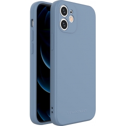 Θήκη iPhone 12 mini Σιλικόνης Μπλε Wozinsky Color Case Silicone Flexible Durable Case Blue
