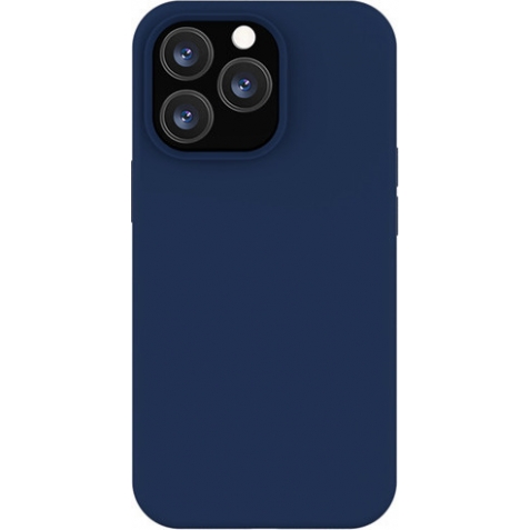 Θήκη iPhone 13 Pro Max Σιλικόνης Μπλε Slim Fit Liquid Silicone Case Blue