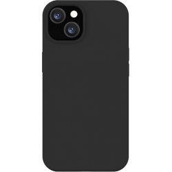 Θήκη iPhone 13 mini Σιλικόνης Μαύρη Slim Fit Liquid Silicone Case Black