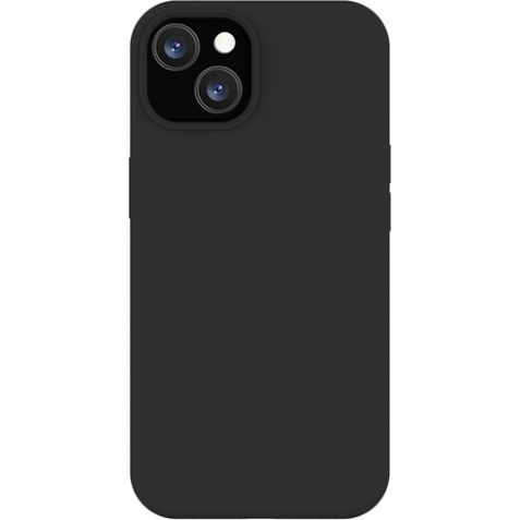 Θήκη iPhone 13 mini Σιλικόνης Μαύρη Slim Fit Liquid Silicone Case Black