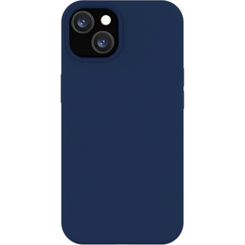 Θήκη iPhone 13 mini Σιλικόνης Μπλε Slim Fit Liquid Silicone Case Blue