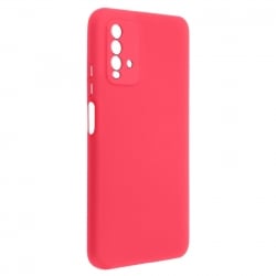Θήκη Xiaomi Redmi 9T Σιλικόνης Ροζ Slim Fit Liquid Silicone Case Pink