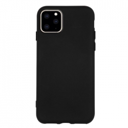 Θήκη iPhone 11 Pro Σιλικόνης Μαύρη Slim Fit Liquid Silicone Case Black