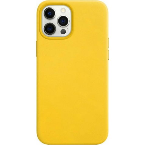Θήκη iPhone 12 mini Κίτρινη Eco Leather Case Yellow