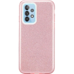 Θήκη Samsung Galaxy A32 4G Σιλικόνης Ροζ Glitter 3 in 1 Case Pink