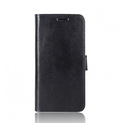 Θήκη Βιβλίο iPhone 12 / 12 Pro Μαύρη R64 Single Fold Horizontal Flip Leather Black