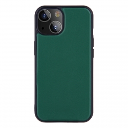 Θήκη iPhone 13 Pro Πράσινη PU Leather Skin Magnetic Patch TPU Shockproof Magsafe Case Green