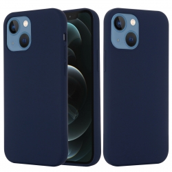 Θήκη iPhone 13 Σιλικόνης Σκούρο Μπλε Shockproof Magnetic Magsafe Silicone Case Navy Blue